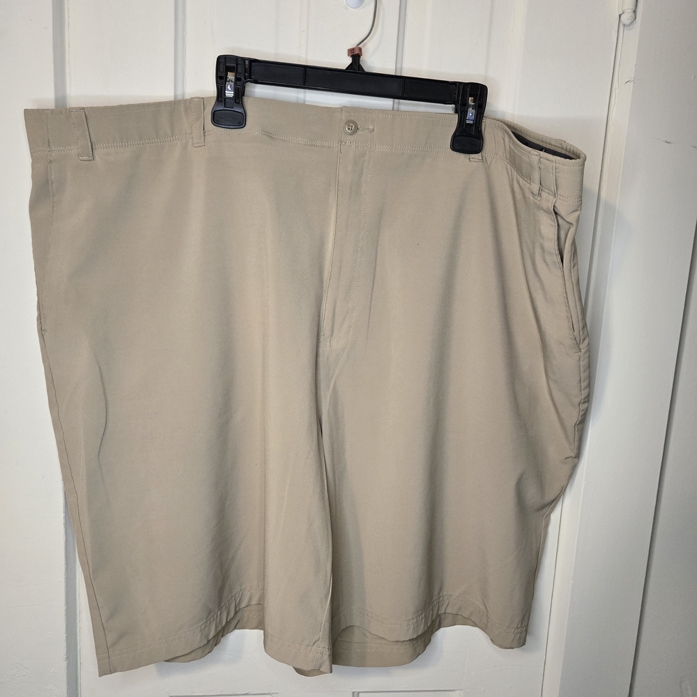 Hogan Men's Beige Flat Front Shorts